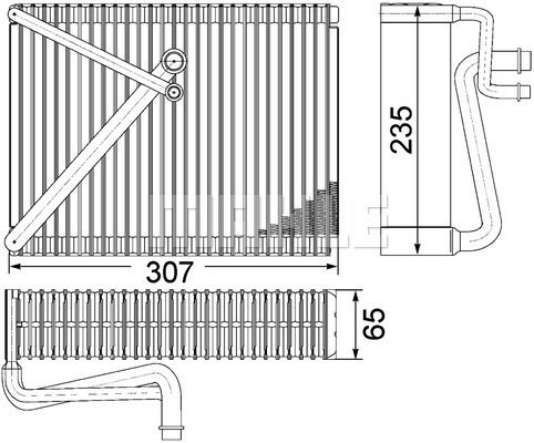 MAHLE Isparivač, klimauređaj