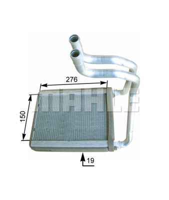MAHLE Izmjenjivač topline, grijanje unutrašnjeg prostora
