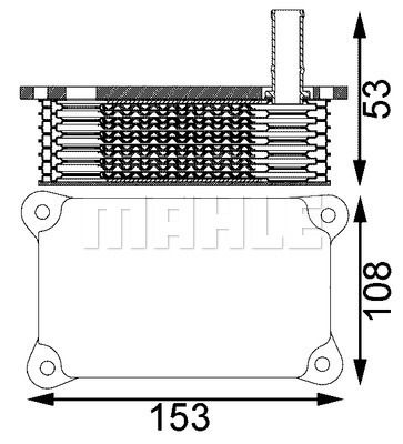 MAHLE Hladnjak ulja, motorno ulje