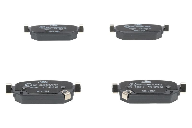 ATE Komplet kočnih obloga, disk kočnica