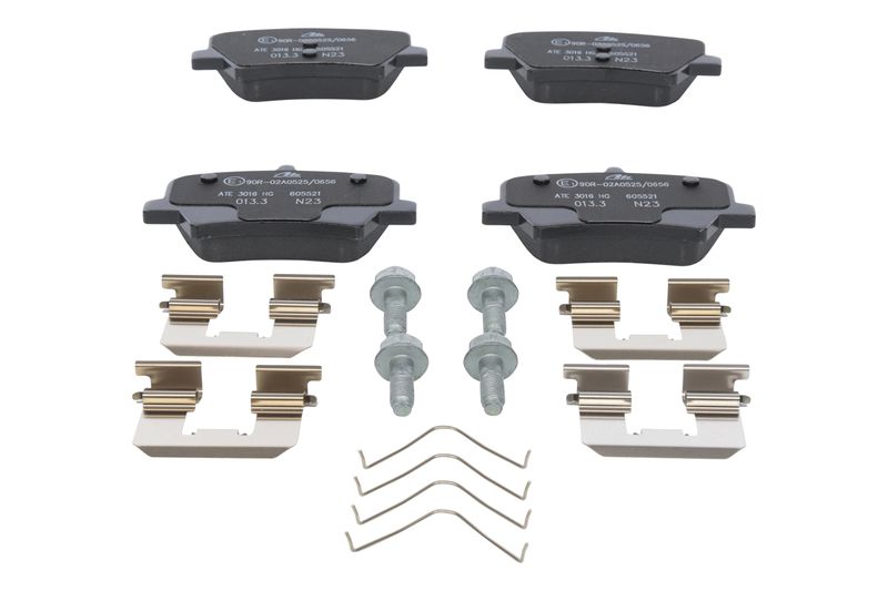 ATE Komplet kočnih obloga, disk kočnica