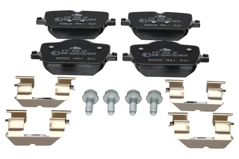 ATE Komplet kočnih obloga, disk kočnica