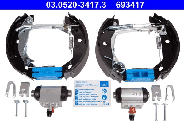 ATE Komplet kočionih papuča