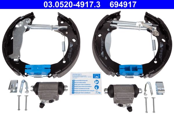 ATE Komplet kočionih papuča