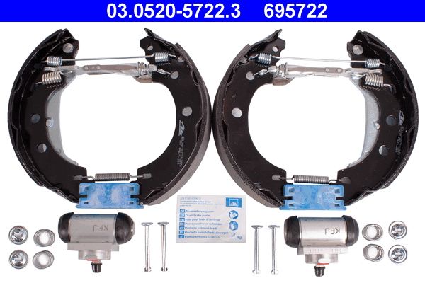 ATE Komplet kočionih papuča