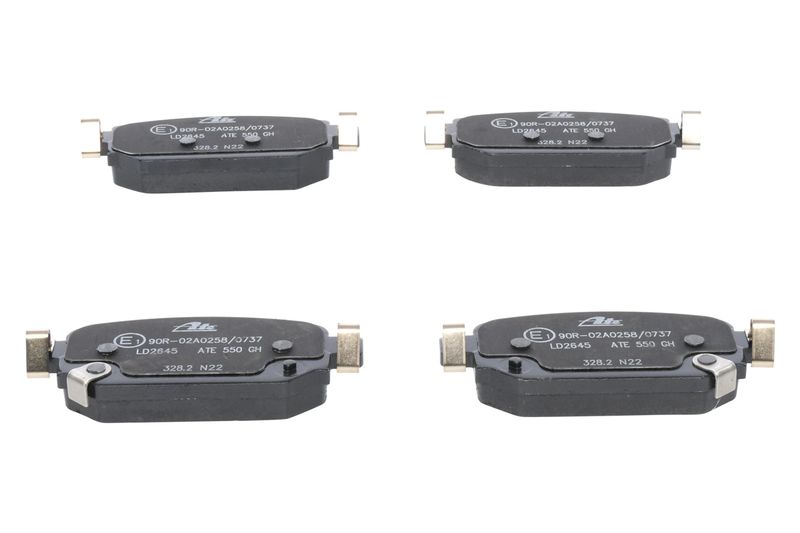 ATE Komplet kočnih obloga, disk kočnica