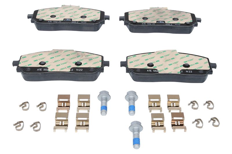 ATE Komplet kočnih obloga, disk kočnica