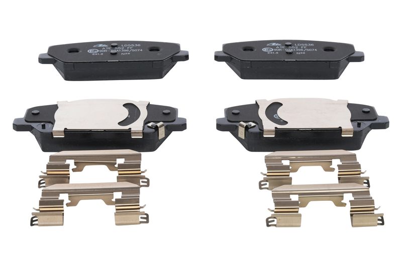 ATE Komplet kočnih obloga, disk kočnica