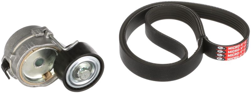 GATES Komplet klinastih orebrenih remena