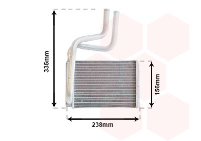 VAN WEZEL Izmjenjivač topline, grijanje unutrašnjosti
