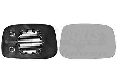 VAN WEZEL Staklo za retrovizor, vanjski retrovizor