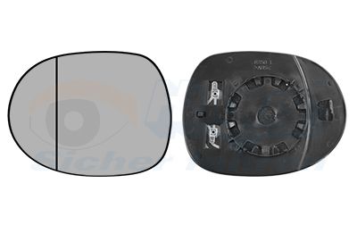 VAN WEZEL Staklo za retrovizor, vanjski retrovizor