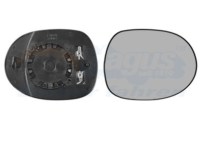 VAN WEZEL Staklo za retrovizor, vanjski retrovizor