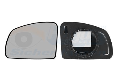 VAN WEZEL Staklo za retrovizor, vanjski retrovizor