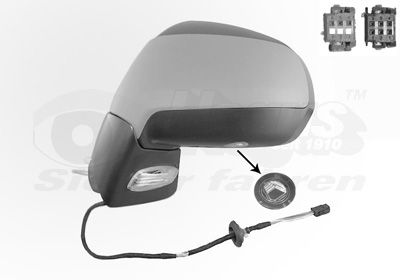 VAN WEZEL Vanjski retrovizor