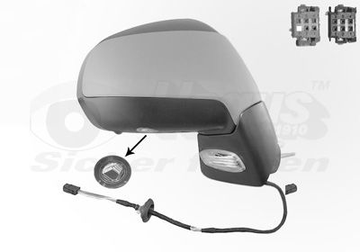 VAN WEZEL Vanjski retrovizor