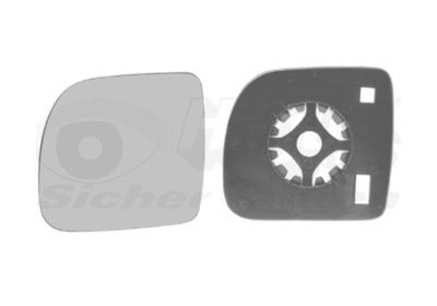 VAN WEZEL Staklo za retrovizor, vanjski retrovizor