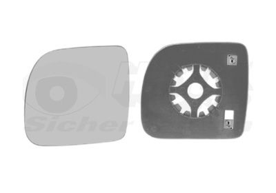 VAN WEZEL Staklo za retrovizor, vanjski retrovizor