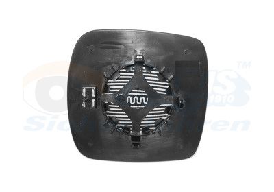 VAN WEZEL Staklo za retrovizor, vanjski retrovizor