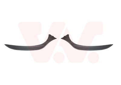 VAN WEZEL Komplet ukrasnih/zaštitnih letvica, odbojnik