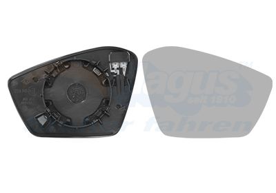 VAN WEZEL Staklo za retrovizor, vanjski retrovizor