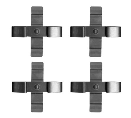 TEXTAR Komplet dodatne opreme, obloga disk-kočnice