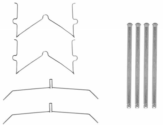 TEXTAR Komplet pribora, obloga disk kočnica