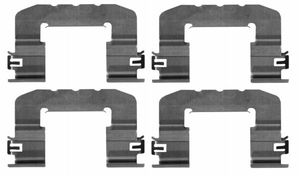 TEXTAR Komplet pribora, obloga disk kočnica