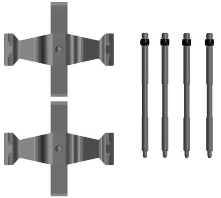 TEXTAR Komplet pribora, obloga disk kočnica