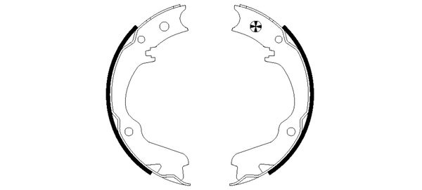 Textar Komplet kočionih papuča, parkirna kočnica