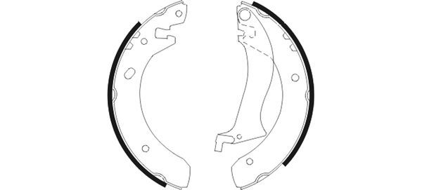 Textar Komplet kočionih papuča