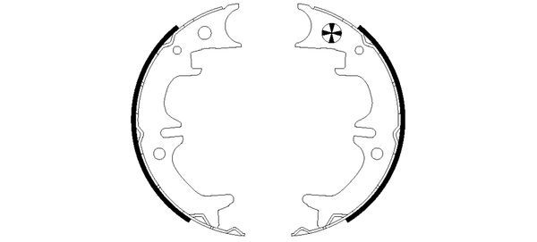 Textar Komplet kočionih papuča, parkirna kočnica