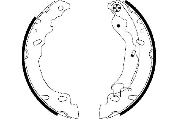 Textar Komplet kočionih papuča