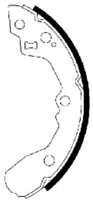 Textar Komplet kočionih papuča