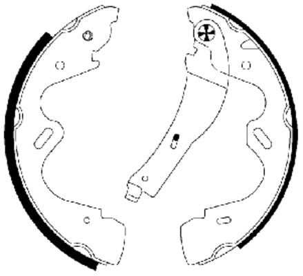 Textar Komplet kočionih papuča