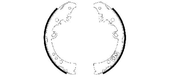 Textar Komplet kočionih papuča