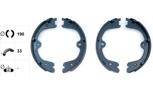 Textar Komplet kočionih papuča, parkirna kočnica