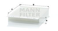 MANN-FILTER Filtar, zrak unutrašnjeg prostora