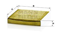 MANN-FILTER Filtar, zrak unutrašnjeg prostora