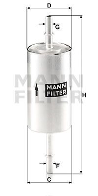 MANN-FILTER Filter goriva