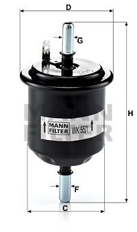 MANN-FILTER Filter goriva