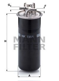 MANN-FILTER Filter goriva
