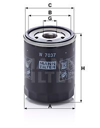 MANN-FILTER Filter ulja