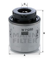 MANN-FILTER Filter ulja