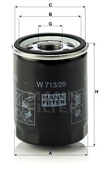MANN-FILTER Filter ulja