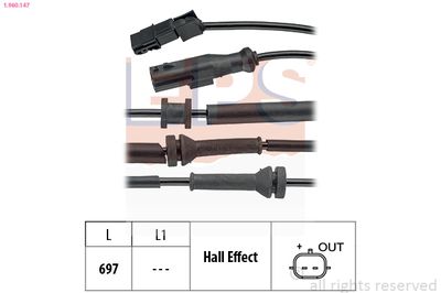 EPS Senzor, broj okretaja kotača