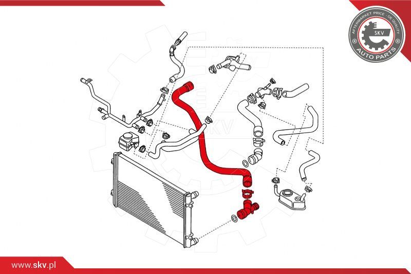 ESEN SKV Crijevo hladnjaka