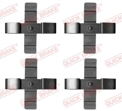 QUICK BRAKE Komplet pribora, obloga disk kočnica