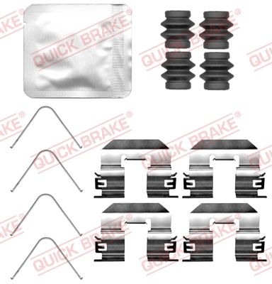 QUICK BRAKE Komplet dodatne opreme, obloga disk-kočnice