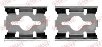 QUICK BRAKE Komplet dodatne opreme, obloga disk-kočnice